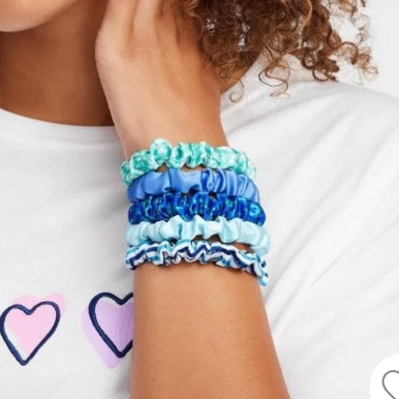 Roller Rabbit x Target NWT Hair Binders 5pk Blue Multi - Picture 6 of 8